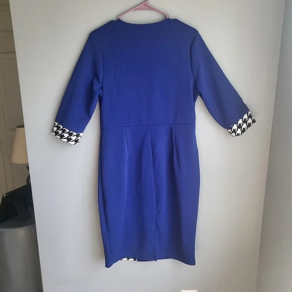 Emery Rose royal blue sheath dress - Picture 2 of 5